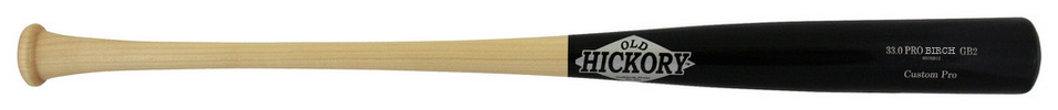 Custom Pro Wood Bat Model GB2 by Old Hickory Bat Company